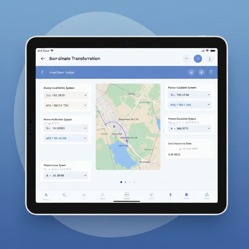 Survey Checks & Coordinate Transformation App project screenshot